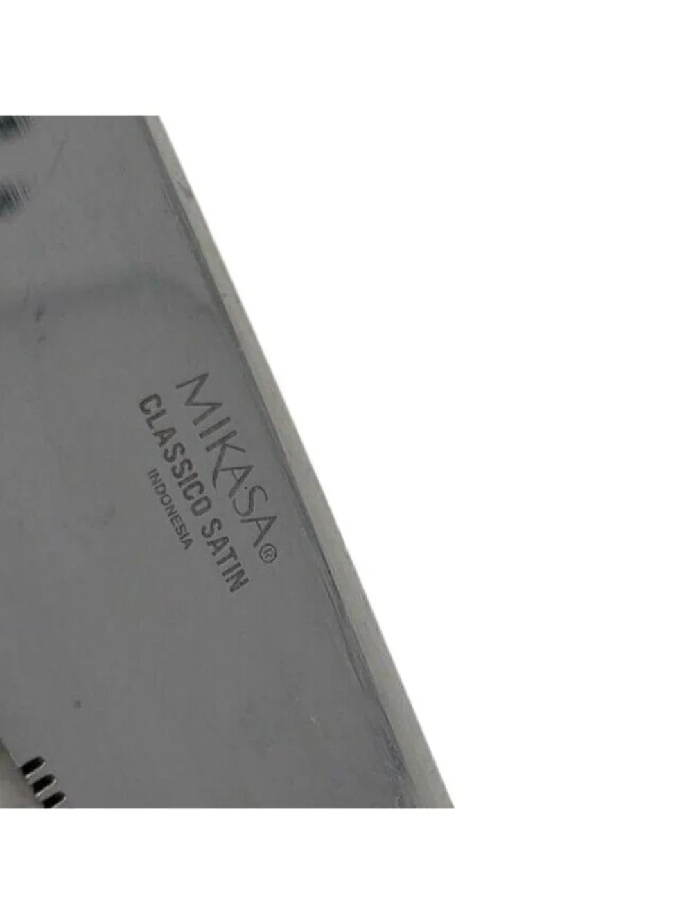 Mikasa CLASSICO Satin Stainless Flatware Dinner Knives x 6 Frosted Handle Glossy